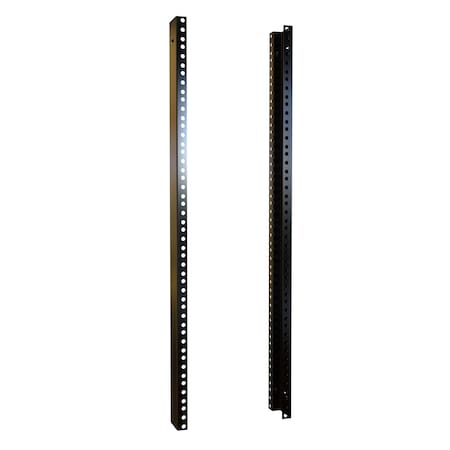 Hammond Hammond Mounting Rail Kit for Server Cabinet - Textured Black - 2 RCHR1928